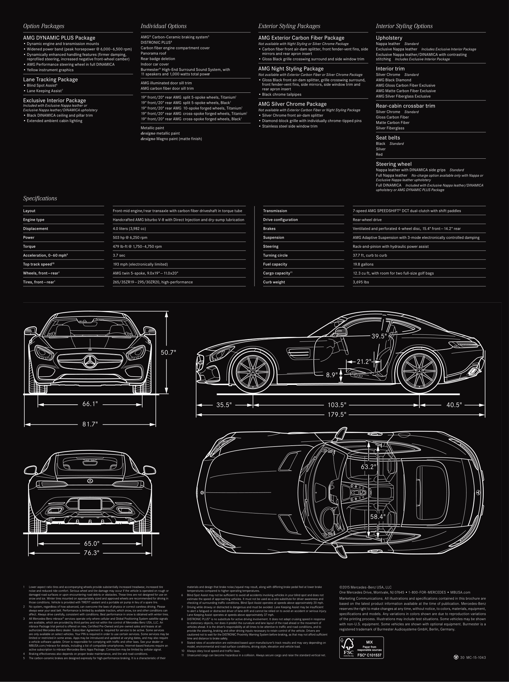 2016 Mercedes-Benz AMG GTS Brochure Page 16